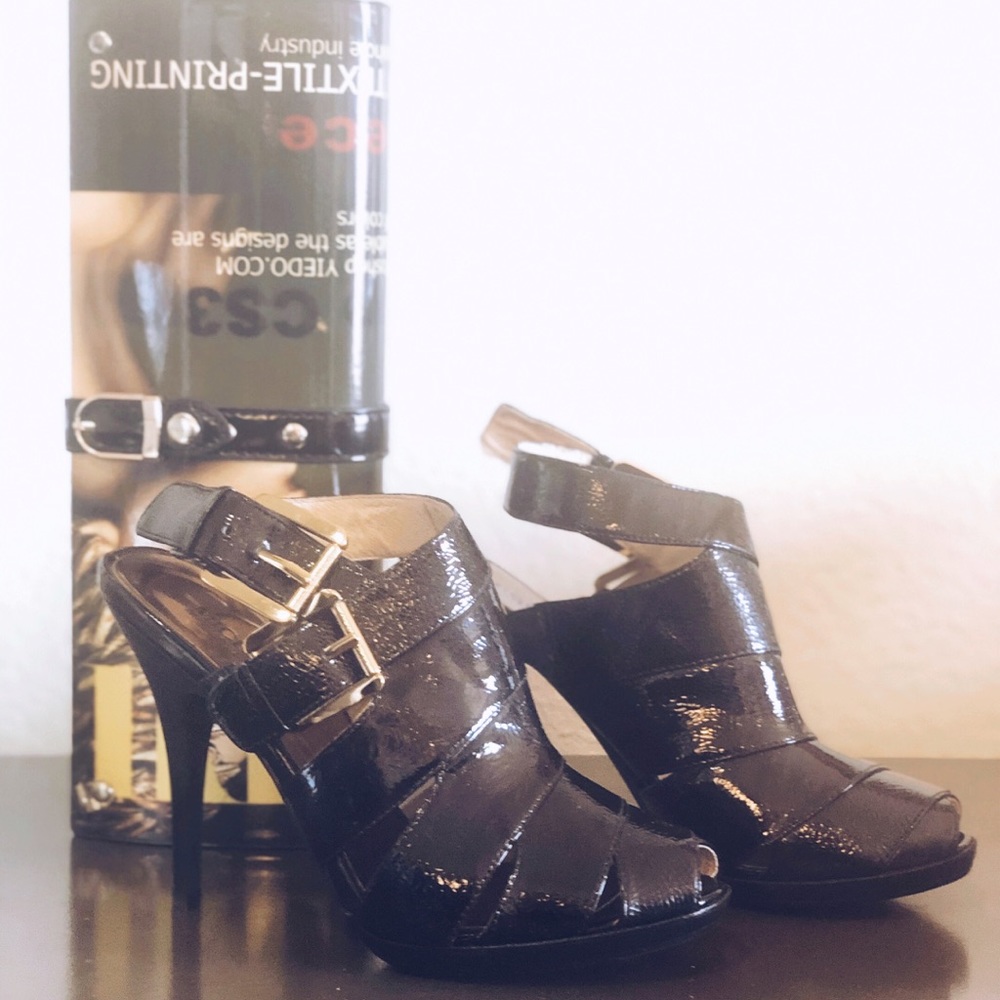 Michael Kors Black Patent Women’s Sandal